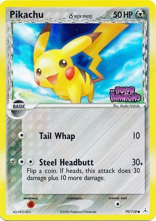 Pikachu - 79/110 - Common - Reverse Holo